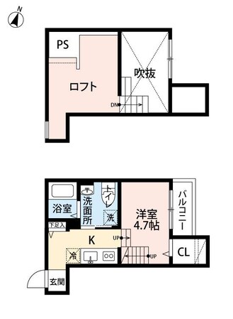 笹原駅 徒歩7分 2階の物件間取画像